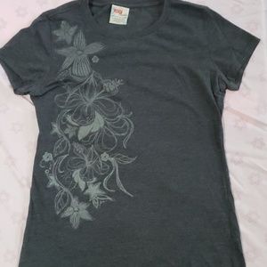 Roxy dark grey women's tshirt